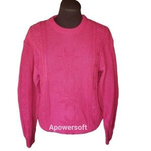 Pink Crew Neck Sweater